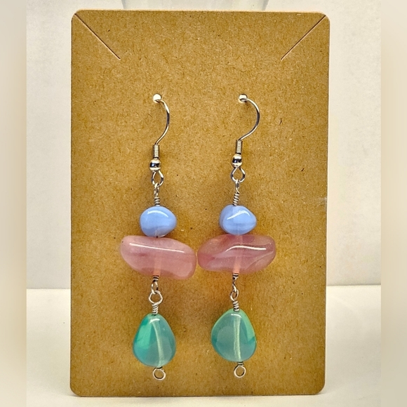 Glass Beaded Earrings - Picture 7 of 8